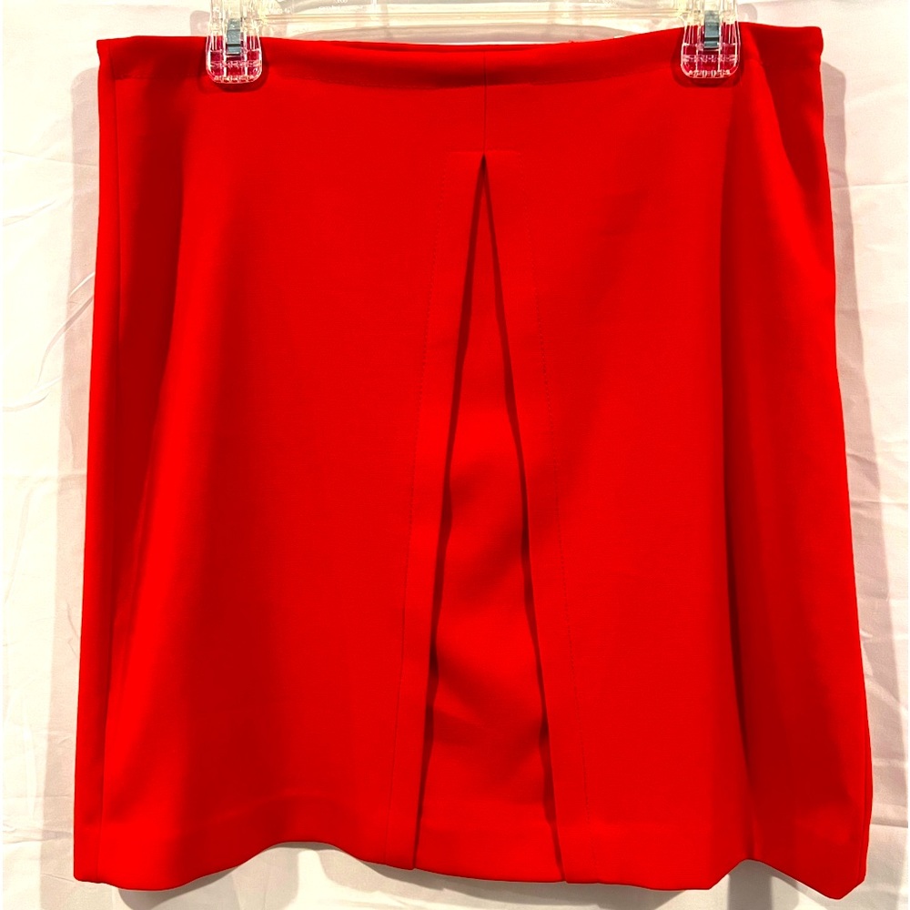 Anne Klein bright Red lined skirt.